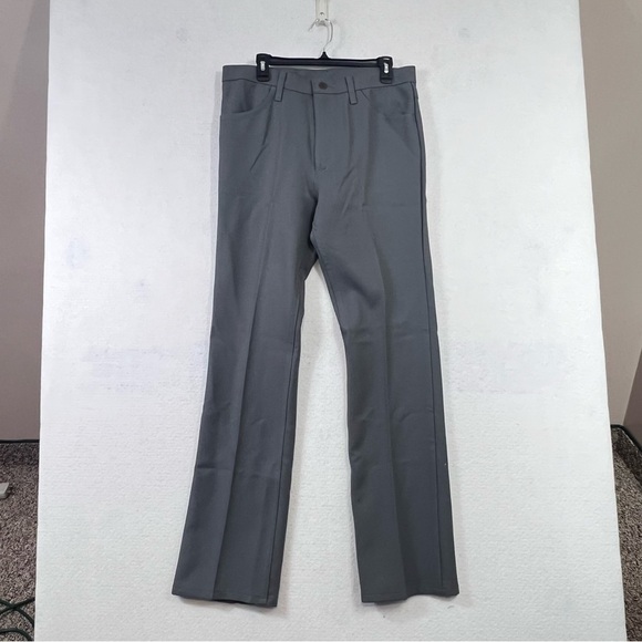 Wrangler® Wrancher Heather Gray Men’s 82HG Polyester Pants Size 34 x 34 - Picture 2 of 6